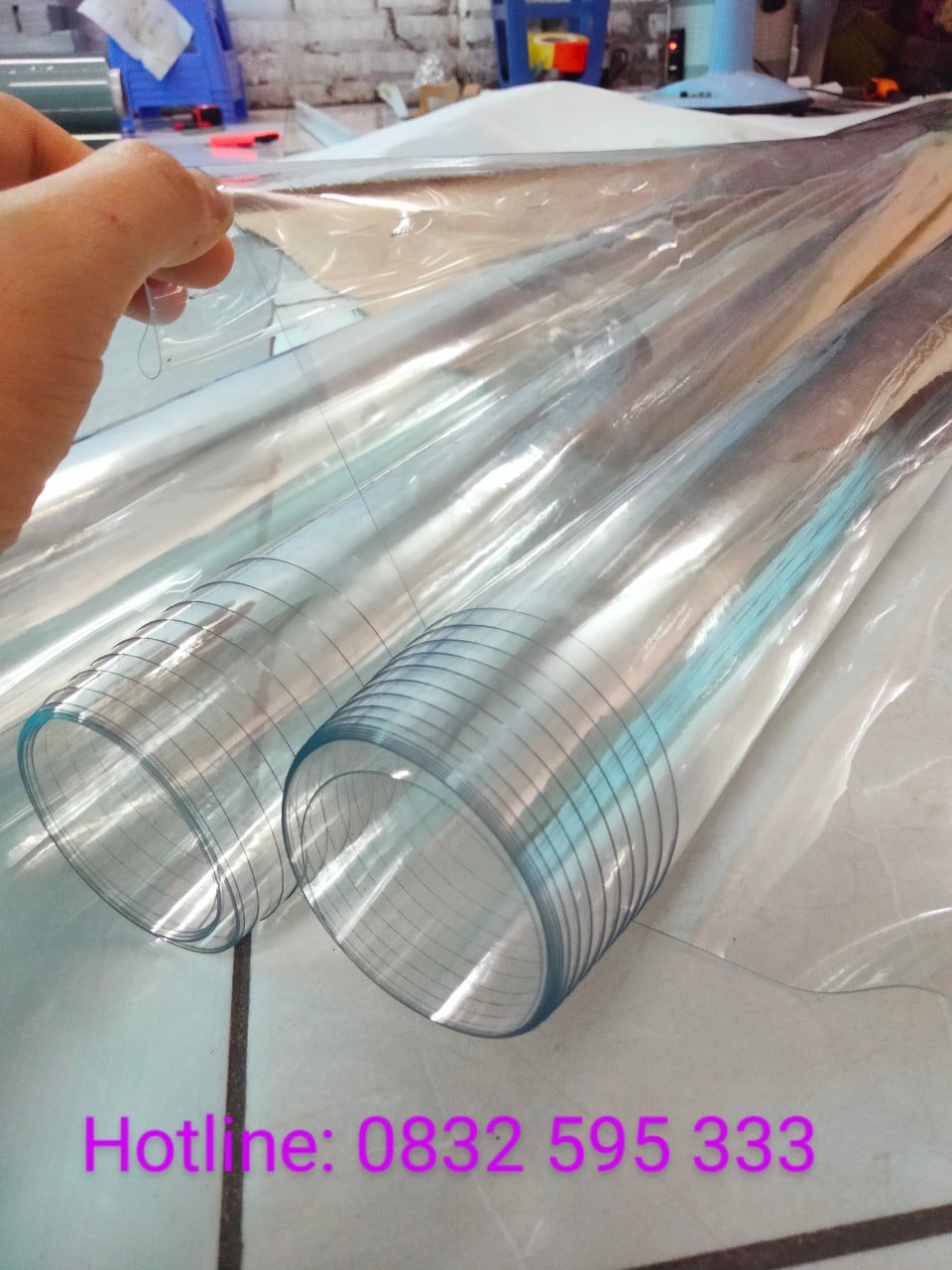 Tấm nhựa PVC trong dẻo - cuộn nhựa PVC trong mềm Hà Nội, giá rẻ